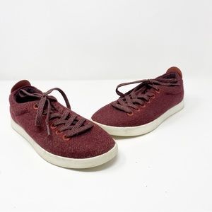 Allbirds Wool Pipers Sneakers in Hazy Burgundy